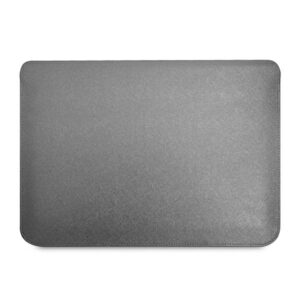 Guess Dėklas kompiuteriui GUCS16PSATLG 16" sidabro spalvos Saffiano Triangle Logo - Image 3