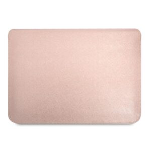 Guess Dėklas kompiuteriui GUCS16PSATLP 16" rožinės spalvos Saffiano Triangle Logo - Image 3