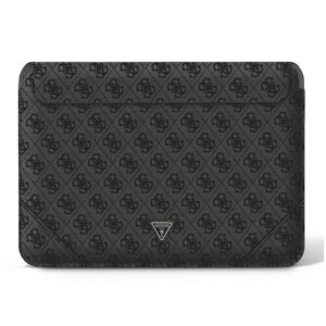 Guess Dėklas kompiuteriui GUCS14P4TK 13/14" juodos spalvos 4G Uptown Triangle logo - Image 1