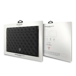 Guess Dėklas kompiuteriui GUCS14P4TK 13/14" juodos spalvos 4G Uptown Triangle logo - Image 4
