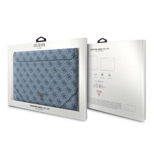 Guess Dėklas kompiuteriui GUCS14P4TB 13/14" mėlynos spalvos 4G Uptown Triangle logo - Image 4