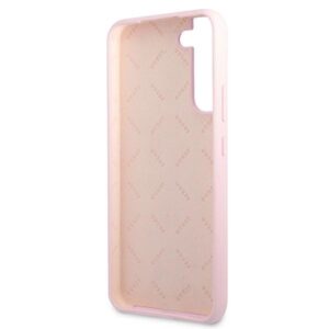 Guess GUHCS22MLSLMGLA S22+ S906 lavender kietas dėklas Silicone Script Metal Logo - Image 7