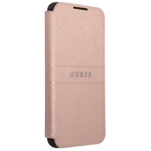 Guess GUBKS22MPSASBPI S22+ S906 rožinės spalvos book Saffiano Stripes - Image 3