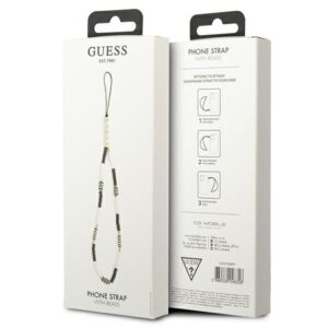 Guess pendant GUSTBCKH virvelė telefonui juodos spalvos-baltos spalvos Heishi Beads - Image 3