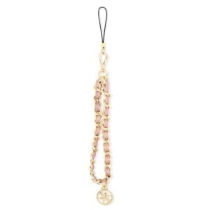 Guess GUSTSAS4P virvelė telefonui rožinės spalvos Chain Metal 4G Charm - Image 2