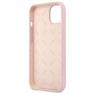 Guess GUHCP13SSLTGU Apple iPhone 13 mini 5,4" violetinės spalvos kietas dėklas Silicone Triangle - Image 7