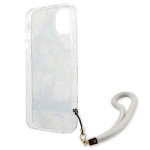 Guess GUHCP13SHFLSN Apple iPhone 13 mini 5,4" žalios spalvos hardcase Flower Strap - Image 7