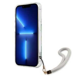 Guess GUHCP13LHFLSN Apple iPhone 13 Pro / 13 6,1" žalios spalvos hardcase Flower Strap - Image 5