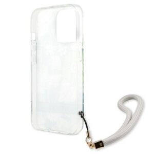 Guess GUHCP13LHFLSN Apple iPhone 13 Pro / 13 6,1" žalios spalvos hardcase Flower Strap - Image 7