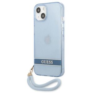 Guess GUHCP13MHTSGSB Apple iPhone 13 / 14 / 15 6.1" blue hardcase Translucent Strap - Image 2