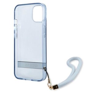 Guess GUHCP13MHTSGSB Apple iPhone 13 / 14 / 15 6.1" blue hardcase Translucent Strap - Image 7