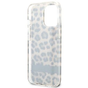 Guess GUHCP13LHSLEOW Apple iPhone 13 Pro / 13 6,1" rudos spalvos kietas dėklas Leopard - Image 7