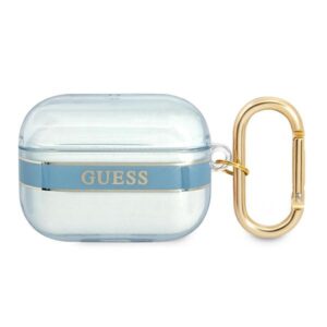 Guess GUAPHHTSB AirPods Pro dėklas mėlynos spalvos Strap Collection - Image 1