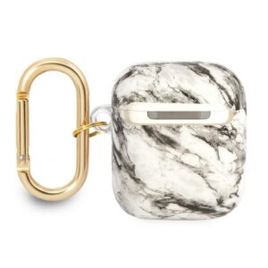 Guess GUA2HCHMAG AirPods dėklas pilkos spalvos Marble Strap Collection - Image 2