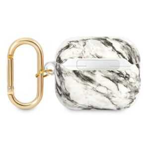 Guess GUA3HCHMAG AirPods 3 dėklas pilkos spalvos Marble Strap Collection - Image 2