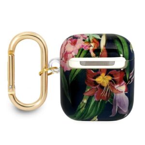 Guess GUA2HHFLB AirPods dėklas mėlynos spalvos Flower Strap Collection - Image 2