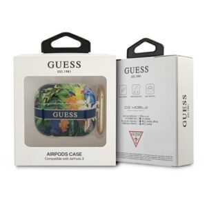 Guess GUA3HHFLB AirPods 3 dėklas mėlynos spalvos Flower Strap Collection - Image 3