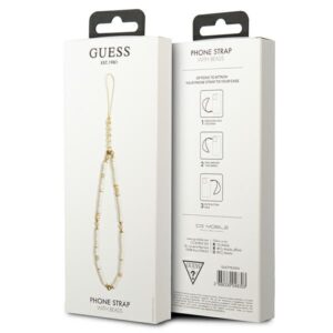 Guess virvelė telefonui GUSTPEARW baltos spalvos Heishi Beads - Image 3