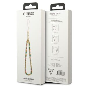 Guess virvelė telefonui GUSTFLWP rožinės spalvos Heishi Beads - Image 3