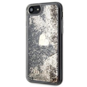 Guess GUOHCI8GLHFLGO Apple iPhone 7/8/SE 2020/SE 2022 gold kietas dėklas Glitter Charms - Image 2