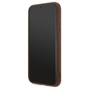 Guess GUHCN61G4GFBR Apple iPhone 11 6,1" rudos spalvos kietas dėklas 4G Metal Gold Logo - Image 5