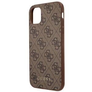 Guess GUHCN61G4GFBR Apple iPhone 11 6,1" rudos spalvos kietas dėklas 4G Metal Gold Logo - Image 6