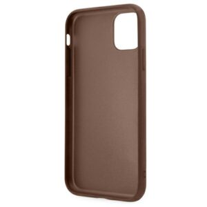 Guess GUHCN61G4GFBR Apple iPhone 11 6,1" rudos spalvos kietas dėklas 4G Metal Gold Logo - Image 7