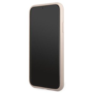 Guess GUHCN61G4GFPI Apple iPhone 11 6,1" rožinės spalvos kietas dėklas 4G Metal Gold Logo - Image 5