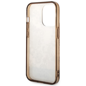 Guess GUHCP14LHGPLHC Apple iPhone 14 Pro 6,1" ochre kietas dėklas Porcelain Collection - Image 7
