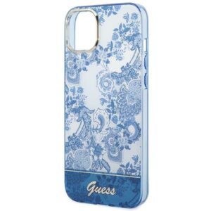 Guess GUHCP14MHGPLHB Apple iPhone 14 Plus / 15 Plus 6.7" blue kietas dėklas Porcelain Collection - Image 6