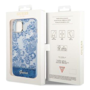 Guess GUHCP14MHGPLHB Apple iPhone 14 Plus / 15 Plus 6.7" blue kietas dėklas Porcelain Collection - Image 8