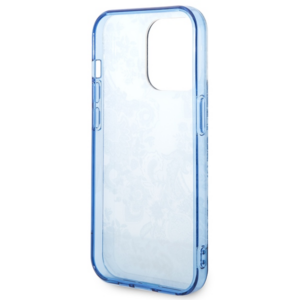 Guess GUHCP14LHGPLHB Apple iPhone 14 Pro 6,1" blue kietas dėklas Porcelain Collection - Image 7