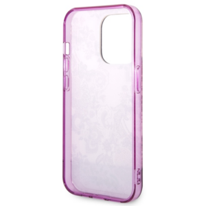 Guess GUHCP14XHGPLHF Apple iPhone 14 Pro Max 6,7" fuschia kietas dėklas Porcelain Collection - Image 7