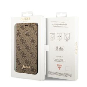Guess GUBKP14XHG4SHW Apple iPhone 14 Pro Max 6,7" brown book 4G Vintage Gold Logo - Image 7