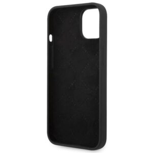 Guess GUHCP14MSLTGK Apple iPhone 14 Plus / 15 Plus 6.7" juodos spalvos kietas dėklas Silicone Triangle - Image 7