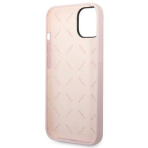 Guess GUHCP14MSLTGU Apple iPhone 14 Plus / 15 Plus 6.7" violetinės spalvos kietas dėklas Silicone Triangle - Image 7