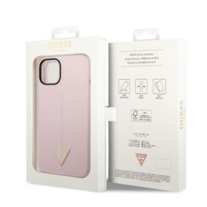Guess GUHCP14MSLTGU Apple iPhone 14 Plus / 15 Plus 6.7" violetinės spalvos kietas dėklas Silicone Triangle - Image 8