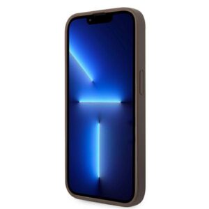 Guess GUHCP14LG4GLBR Apple iPhone 14 Pro 6,1" rudos spalvos kietas dėklas 4G Stripe Collection - Image 5