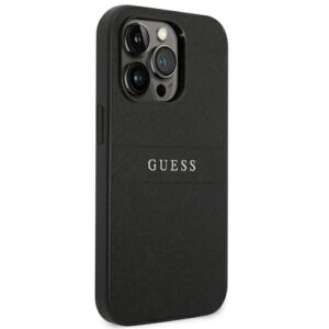Guess GUHCP14LPSASBBK Apple iPhone 14 Pro 6,1" juodos spalvos Saffiano Strap - Image 4