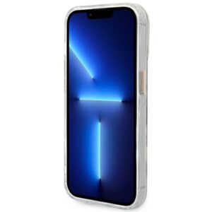 Guess GUHMP14XHTRMD Apple iPhone 14 Pro Max 6,7" gold kietas dėklas Metal Outline Magsafe - Image 5