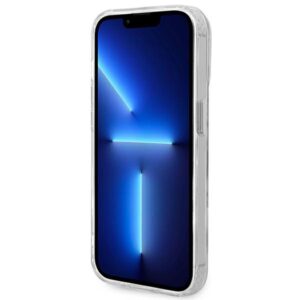 Guess GUHMP14LHTRMS Apple iPhone 14 Pro 6,1" silver kietas dėklas Metal Outline Magsafe - Image 5
