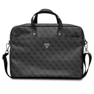 Guess krepšys kompiuteriui GUCB15P4TK 16" juodos spalvos Saffiano 4G Triangle Logo - Image 1