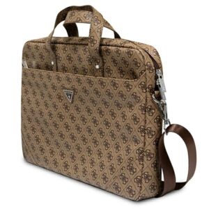 Guess krepšys kompiuteriui GUCB15P4TW 16" rudos spalvos Saffiano 4G Triangle Logo - Image 2