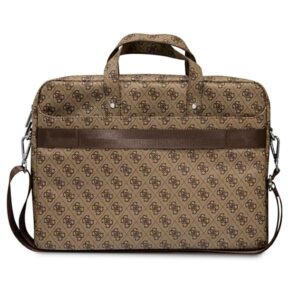 Guess krepšys kompiuteriui GUCB15P4TW 16" rudos spalvos Saffiano 4G Triangle Logo - Image 3