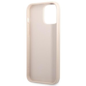 Guess GUHCP13LP4TPP Apple iPhone 13 Pro / 13 6,1" rožinės spalvos kietas dėklas 4G Triangle Logo Cardslot - Image 7