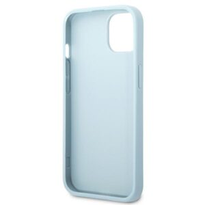 Guess GUHCP13SPS4MB Apple iPhone 13 mini 5,4" blue kietas dėklas Saffiano 4G Small Metal Logo - Image 7