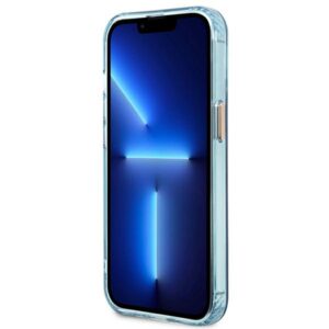 Guess GUHMP13LHTCMB Apple iPhone 13 Pro / 13 6,1" blue kietas dėklas Gold Outline Translucent MagSafe - Image 5