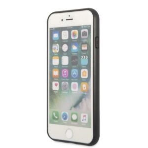 Guess GUHCI8PSATPK Apple iPhone 7/8 SE 2020 /SE 2022 kietas dėklas juodos spalvos kietas dėklas Saffiano Triangle Logo - Image 5