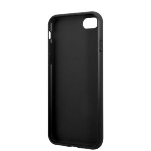 Guess GUHCI8PSATPK Apple iPhone 7/8 SE 2020 /SE 2022 kietas dėklas juodos spalvos kietas dėklas Saffiano Triangle Logo - Image 7
