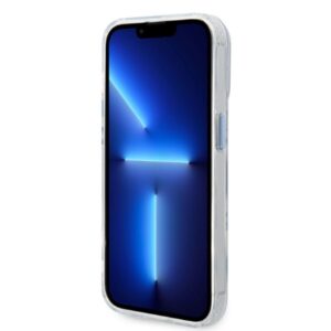 Guess GUHMP14LHTRMB Apple iPhone 14 Pro 6,1" blue kietas dėklas Metal Outline Magsafe - Image 5